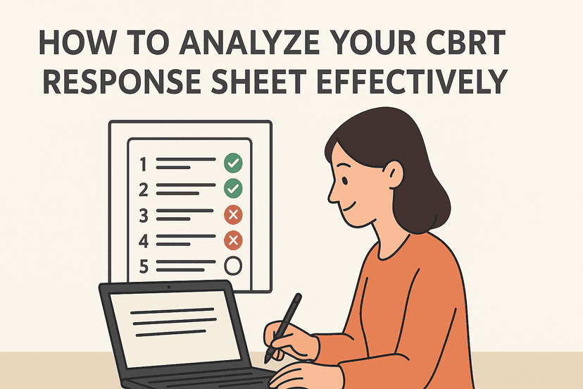 How to Analyze Your CBRT Response Sheet Effectively